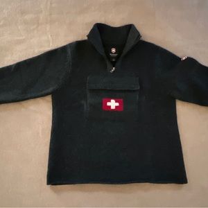 Victorinox Swiss Amy Apparel Wool 1/4 Zip Sweater